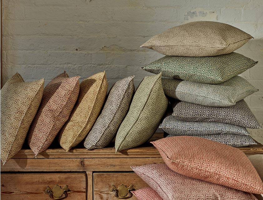 RHS Collection Lattice Scatter Cushions